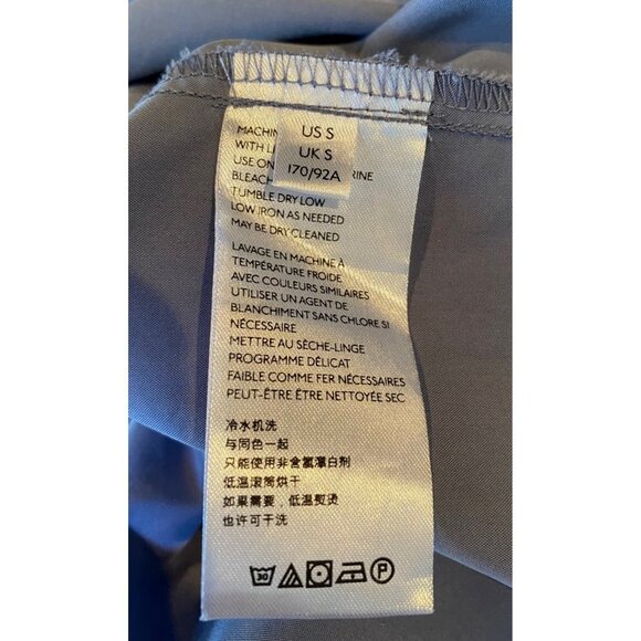 We The Free Women's Long Sleeve Blue Grey Blouse Size Small - Picture 4 of 6